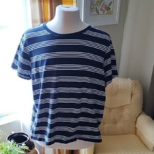 L. L. Bean striped Tshirt shirt size 2 X